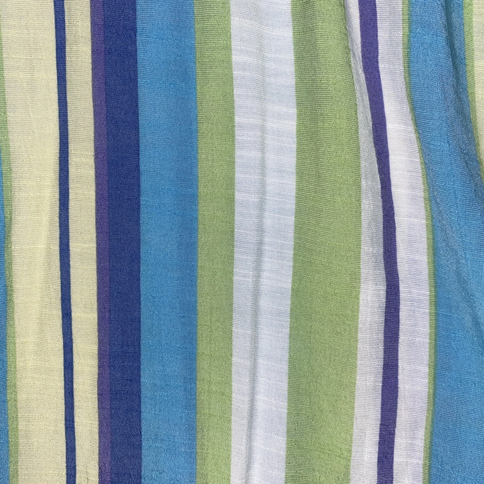 VETEMENTS Abito Cato Cravatta Vita 18 20W Bottoni davanti Verticali Righe Scollo a V Primaverile Colorato