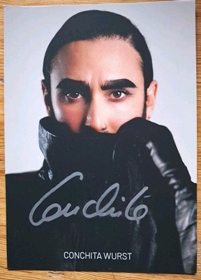 Conchita Wurst Orig Autogramm signiert Musik Schlager ESC - AK