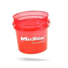 3.5 Gallon Universal Detailing Bucket Red Car Wash Bucket for Scratch