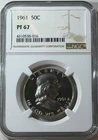1961 50C Proof Franklin Half Dollar NGC PF67