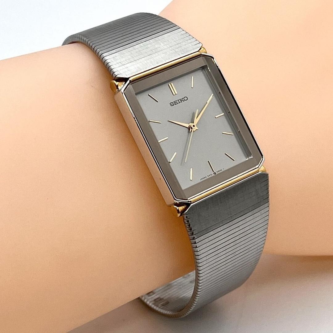SEIKO セイコー 5P31-5A80 メンズ 腕時計 SEIKO 5P31-5A80 Men's Quartz Square Watch Working | eBay