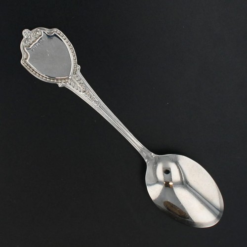 Neuf Jersey Tricentenaire Souvenir Cuillère Argent Sterling Émail Vintage - Photo 3 sur 5