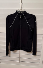 NIKE WOMEN'S SIZE SMALL 4-6  P BLACK ZIPPER JACKET IN GREAT CONDITION