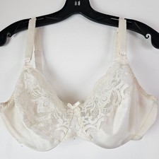 Olga Bra Vintage 36D Lace Unlined Cup Underwire Adjustable 33007