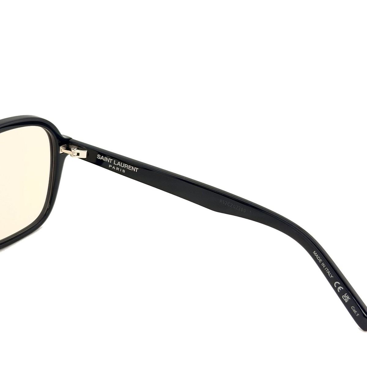 SAINT LAURENT SL 545 SL545 Black Yellow Aviator Unisex Sunglasses