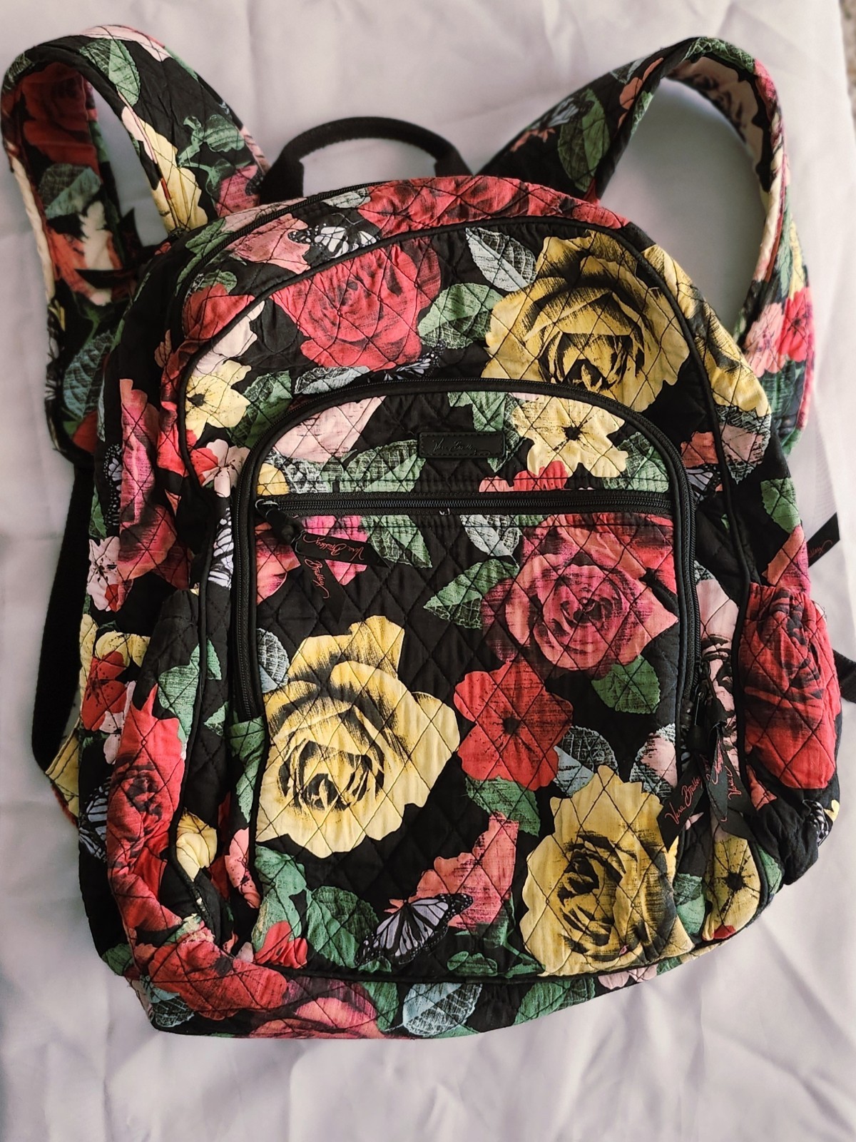 Acceptable Wear Vera Bradley Havana Rose Campus Backpack 19x