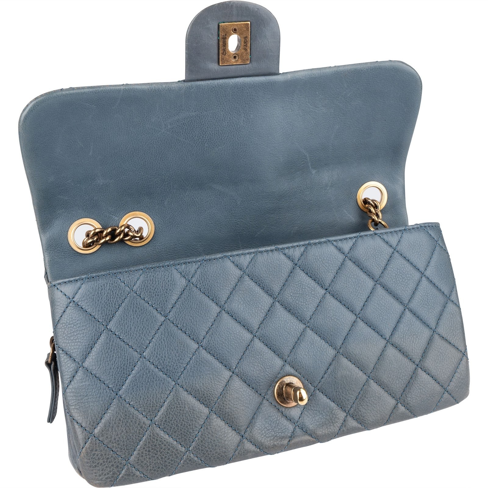 Chanel Quilted Leather Rectangular Single Flap Sh… - image 10