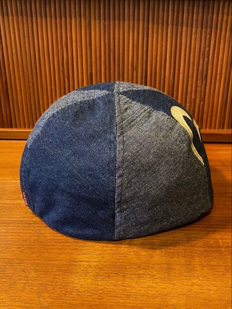 EVISU Denim Hunting Hat Seagull Logo Rare Excellent Condition image 6