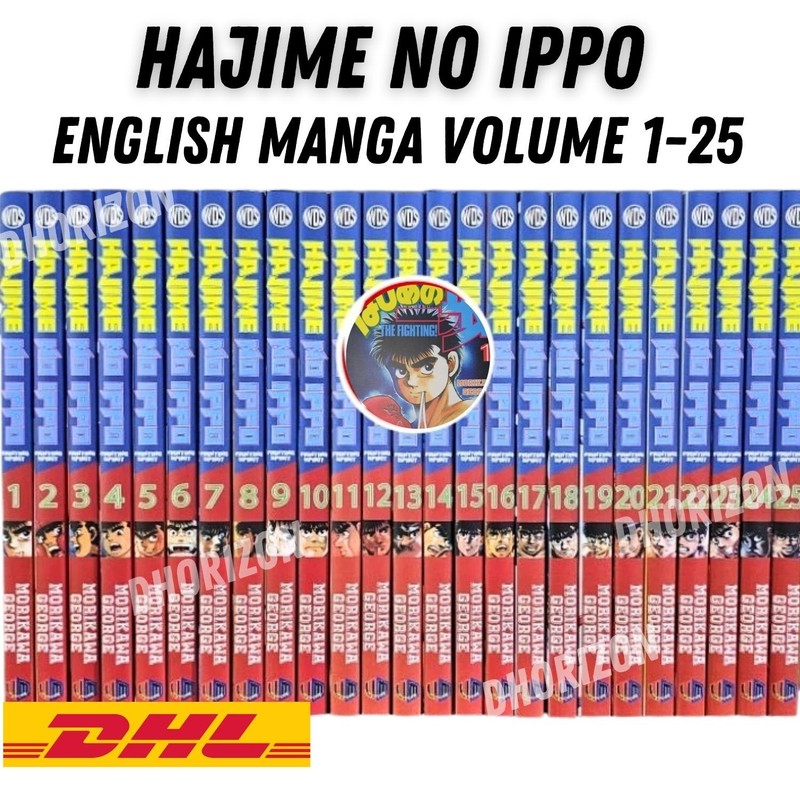 Hajime No Ippo Manga Vol 1-25 Half/Full Set English Comic Books NEW ~DHL SHIP