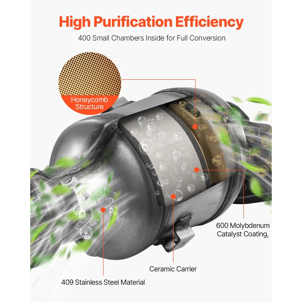 Exhaust Manifold Catalytic Converter for 2007-2013 Nissan Altima 2.5L L4 Foto 3 de 4