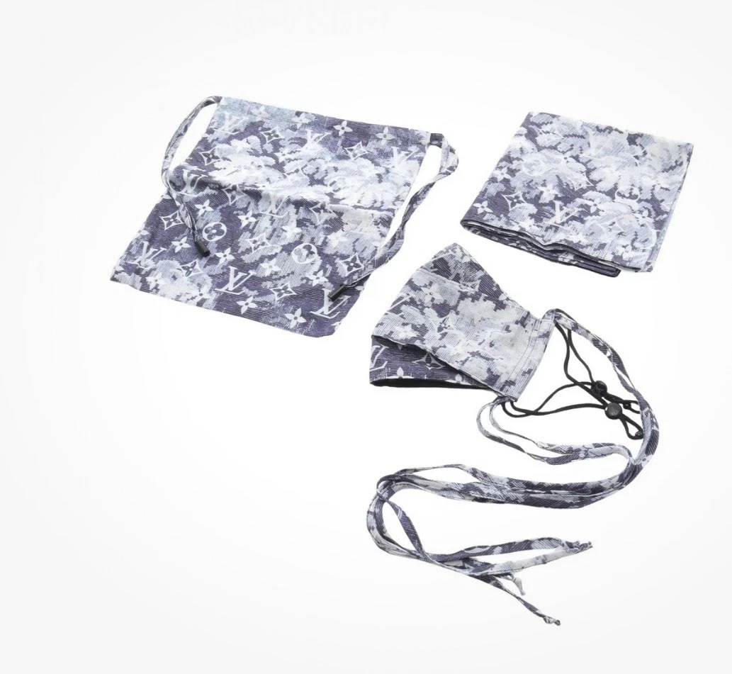 Authentic Louis Vuitton Monogram Face Mask And Bandana -New With Tag