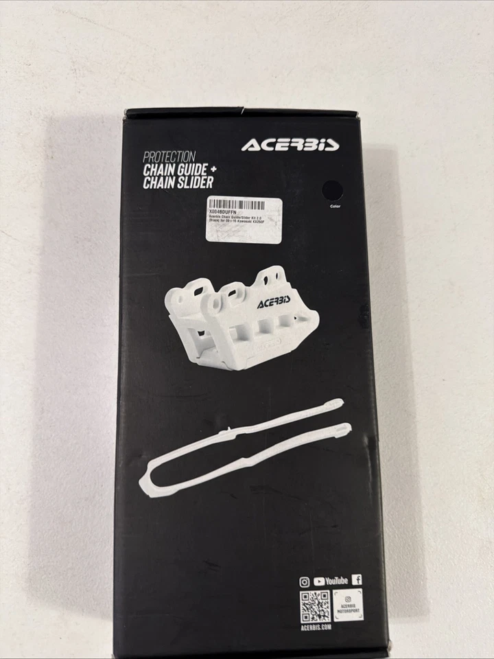 Bloque guía de cadena Acerbis 2009-2018 Kawasaki KX250F KX450F 2,0 KX 250F 450F Foto 2 de 4