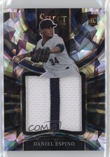 2023 Panini Select Rookie Jumbo Swatch Cracked Ice Prizm /23 Daniel Espino