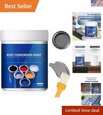 Water-Based Rust Converter & Primer for Metal, 10.7 Oz - Waterproof Protection
