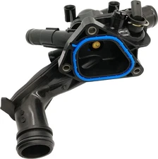 Engine Coolant Thermostat / Water Inlet Assembly URO Parts 11538674895 for MINI