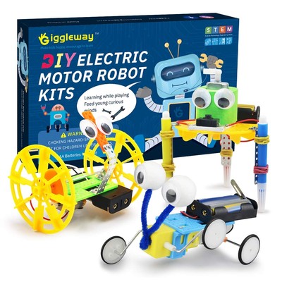 Electric Motor Robotic Science Kits, DIY STEM Toys for kids, Building Science...