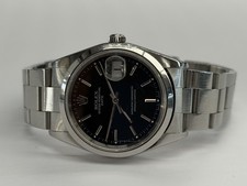 Rolex Oyster Perpetual Date Black Dial 34mm Automatic Watch 15200 3