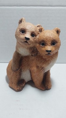 Vintage 1980s John Aynsley Bear Cub Figurine England Rare