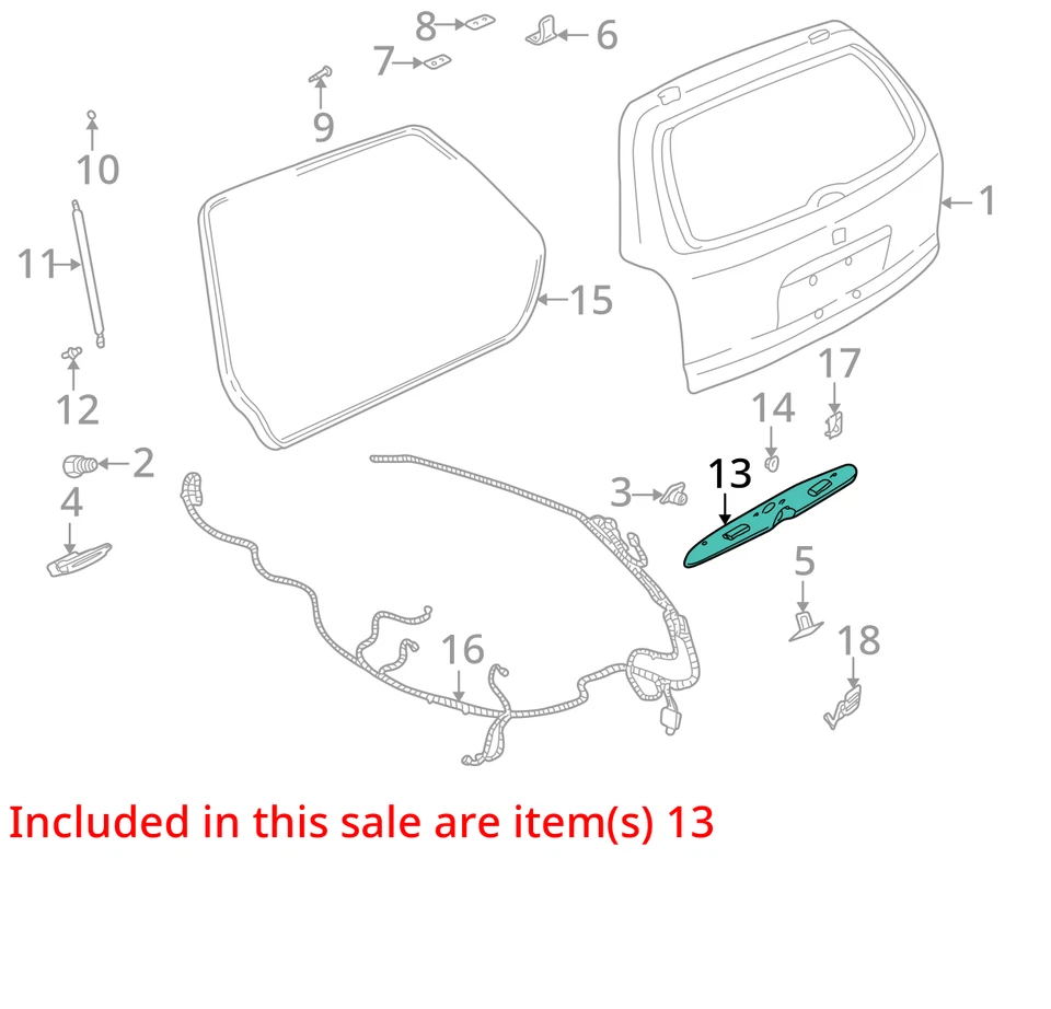Se adapta a 2003 Saturn LW200 LW300 MANGO ASM L/PUERTA O/S PULL 22715416 - NUEVO OEM Foto 2 de 3