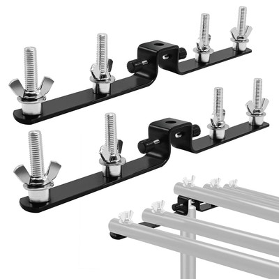 Julius Studio [2 Pack] 5-Crossbar Mount Backdrop Support, Dual & Triple Cross...