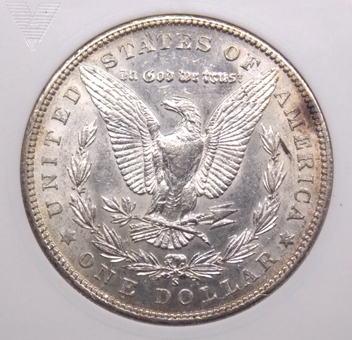 1901 "S" Morgan SILVER Dollar *VAM-7* $1 ANACS AU55 #739 About Unc SOAPBOX ECC&C - Picture 2 of 6