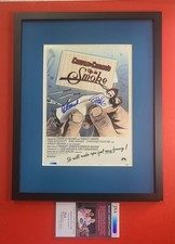 Cheech & Chong JSA COA HAND Signed Autograph Up in Smoke Custom Frame and Bonus