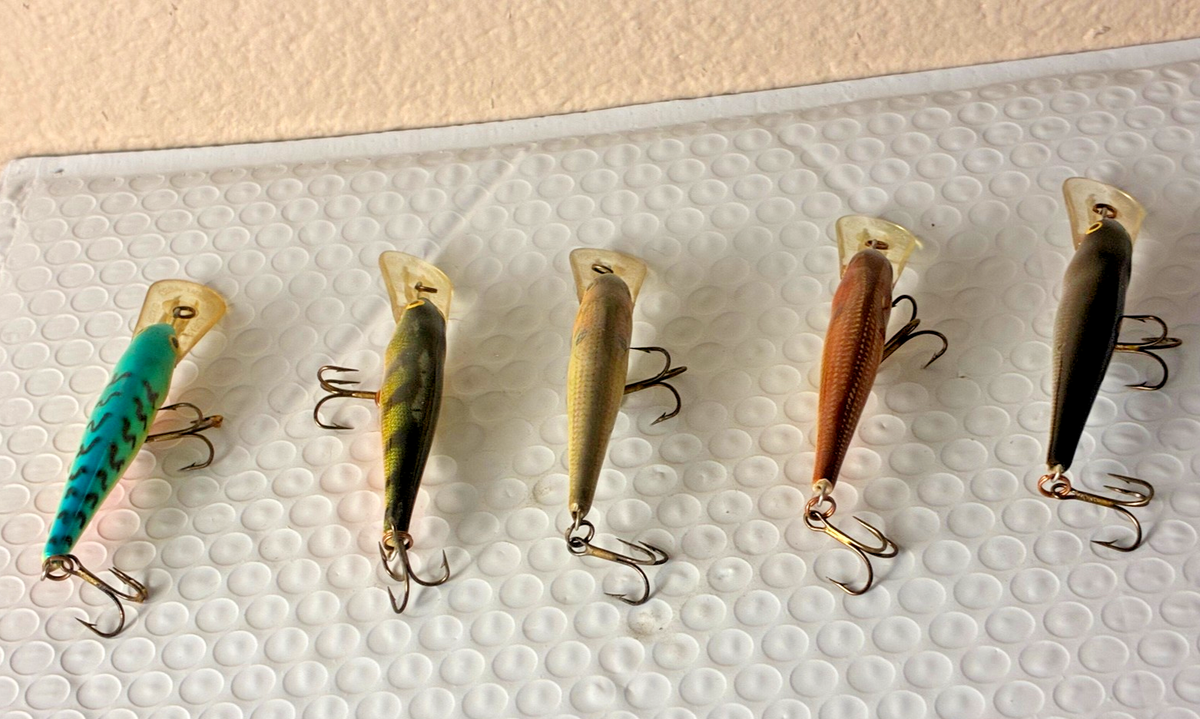 2 Leurres Rapala Shad Rap Deep Runner SR-07 – Couleur Rusty – Balsa – Neufs