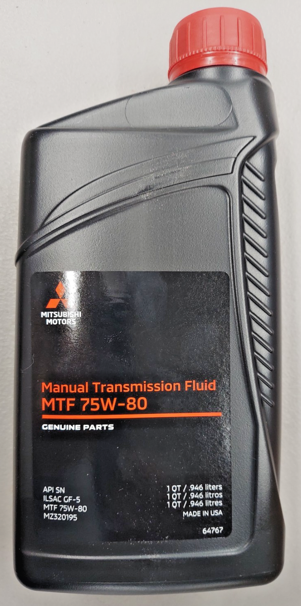 Genuine Mitsubishi MANUAL Transmission GEAR OIL FLUID 75W-80