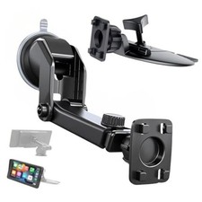 Carplay Screen Mount 2Pcs , Car CD Slot Mount and Suction Cup Mount, for 5"