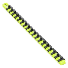 Ernst 8434HV 1/4" Drive DURA-PRO Twist Lock Socket Organizer Rail HI-VIZ