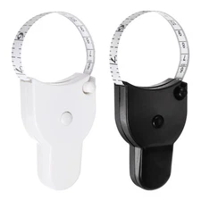 2pcs Body Measure Tape 60" 150cm Measure Retractable Measuring Tape White, Black
