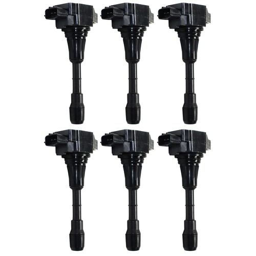 Ignition Coil Set of 6 For 2009-2021 Nissan Maxima 2007-2018 Altima 3.5L Sedan - Afbeelding 1 van 7