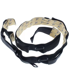 Leviton 41140-VCM Black Vertical Relay Rack Cable Organizer Strap