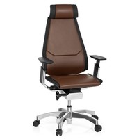 BüRostuhl Chefsessel Leder Schreibtischstuhl Drehstuhl Genidia Pro Hjh Office