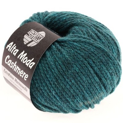 Lana Grossa   Alta Moda Cashmere Farbe 2 petrol meliert  50 g