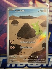 Larvitar 203/197 Holo Pokémon Deutsch Obsidian Flammen NM Boosterfrisch