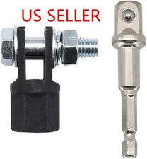 1/2 Inch Car Scissor Jack Adapter Chrome Vanadium Steel Drive Impact Wrench Tool