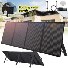 120W Foldable Portable Solar Panel Charger for Power Station Generator Trip RV