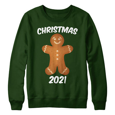Weihnachten 2021 Lebkuchenmann Sweatshirt Lustiges Geschenk Ugly Tee Geschenk Männer Frau...