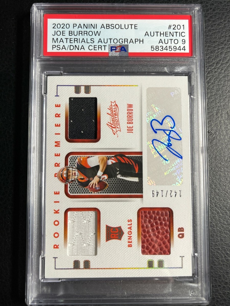その他 Joe Burrow RC Auto panini Joe Burrow Autographed 2020 Panini Score Rookie Card #438