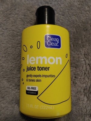 clean and clear lemon toner