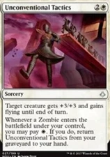 Unconventional Tactics Light Play, English Magic the Gathering MTG Hour of Devas