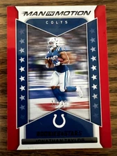 2022 Jonathan Taylor Panini Rookies & Stars Man In Motion Red 10/15