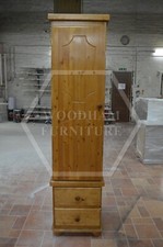 HANDMADE RICHMOND SOLID PINE 1 DOOR 2 DRAWER SHELVING UNIT (NOT FLATPACKED)