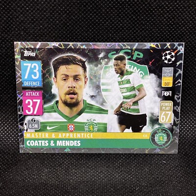 2021-22 TOPPS MATCH ATTAX Coates & Mendes Master & Apprentice #434