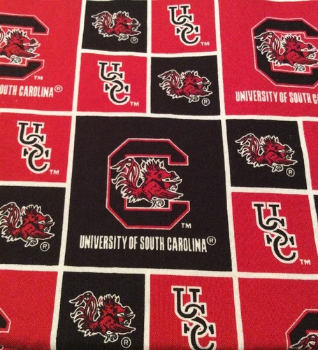 USC University Of SOUTH CAROLINA GAMECOCKS Handmade Toddler Size Bib New!!! - Picture 2 of 3