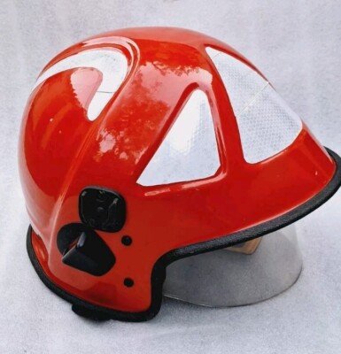 pacific f7 kevlar fire helmet PACIFIC F7 RED FIRE FIGHTER HELMET TYPE-A FOR PACIFIC MAKE NEW ZEALAND
