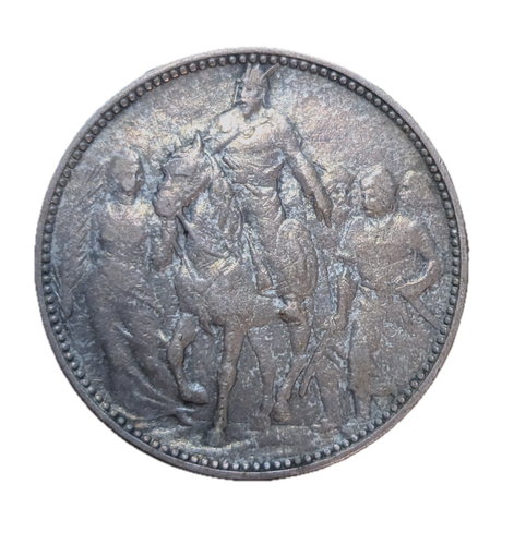 1896 Hungary 1 Korona Silver Coin