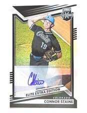 2022 Panini Elite Extra Edition [Auto] #146 Connor Staine
