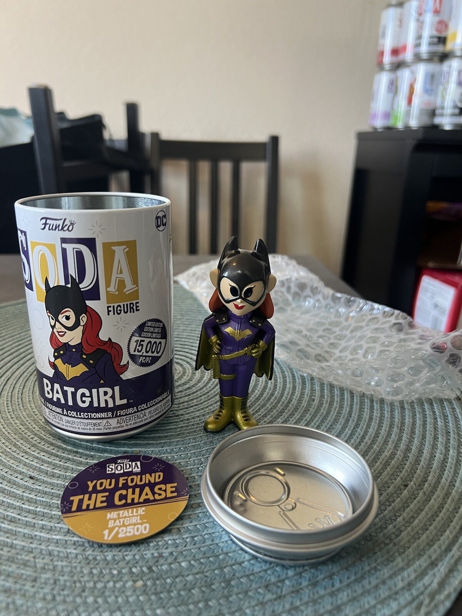Funko Vinyl SODA Batgirl (2015) – Metallic-Variante, 1/6 Chance Auf Chase, Limitiertes DC-Sammlerstück Funko Vinyl SODA Batgirl (2015) – Metallic-Variante, 1/6 Chance Auf Chase, Limitiertes DC-Sammlerstück